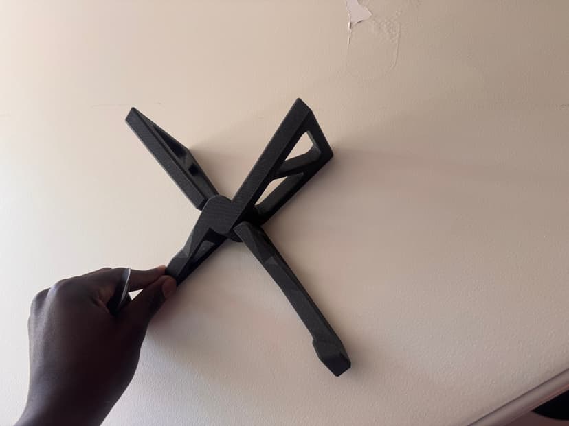 Downloaded open source laptop stand STL model